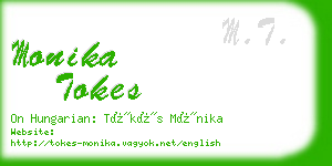 monika tokes business card